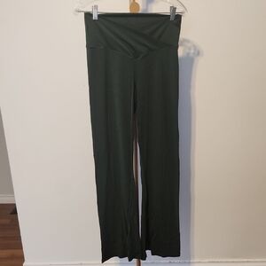 Aerie Dark Green Flare Pants